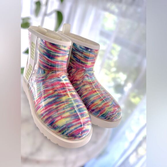 UGG Classic Waterproof Clear Mini Boots Winter Snow Rain size 7 - Picture 7 of 14